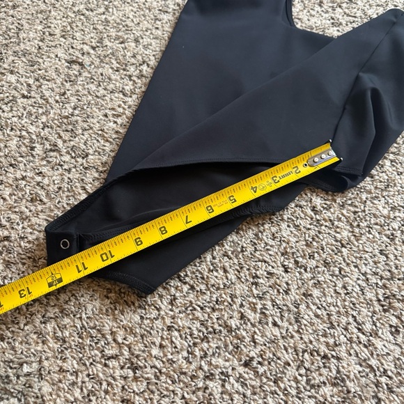 Good American Black Scuba Modern Tank Bodysuit Womens Casual Bodysuit Size 5 - Picture 9 of 12